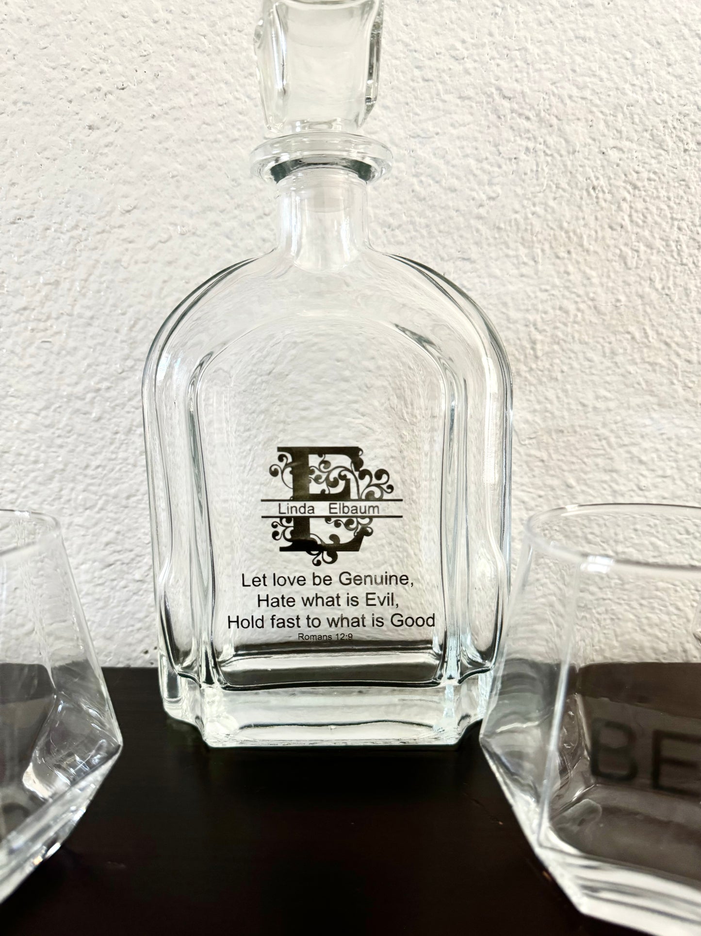 Personalized Decanter Set